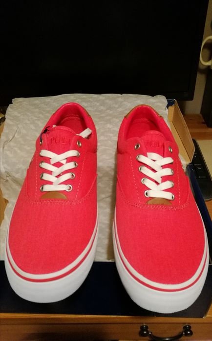 Nowe Buty Polo Ralph Lauren - Thorton roz 42 czerwone - UNIKAT