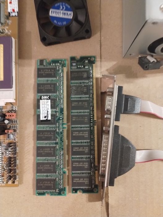 Cyrix MII 300GP + Płyta Główna PC Partner MB520NH Socket 7 + Inne