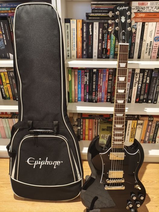 Epiphone SG Standard Ebony Ibg upgraded