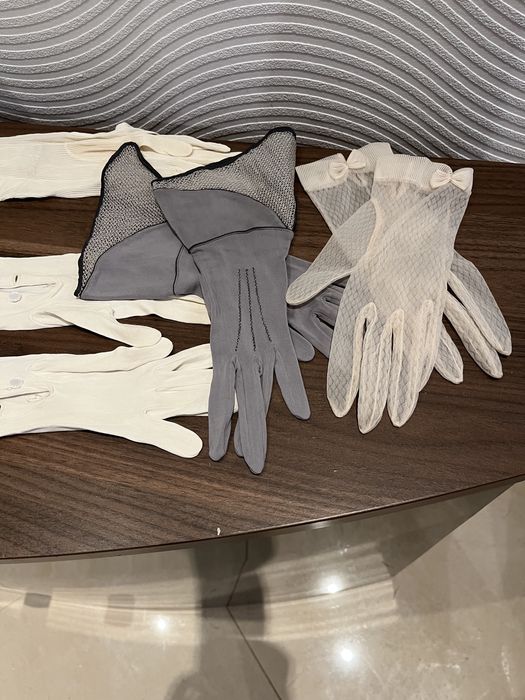 Перчатки бальные довоенные винтаж