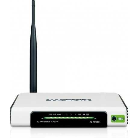 Router 4 portas ethernet TP-LINK c/ porta p/ pen usb rede móvel