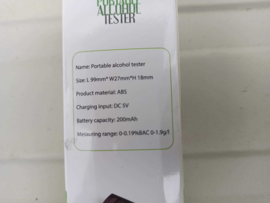 Digital USB Breathalyzer64297896769923124