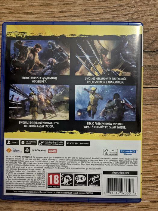 Wolverine Marvel PS5