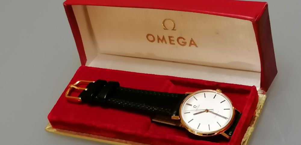 Relógio omega geneve ouro