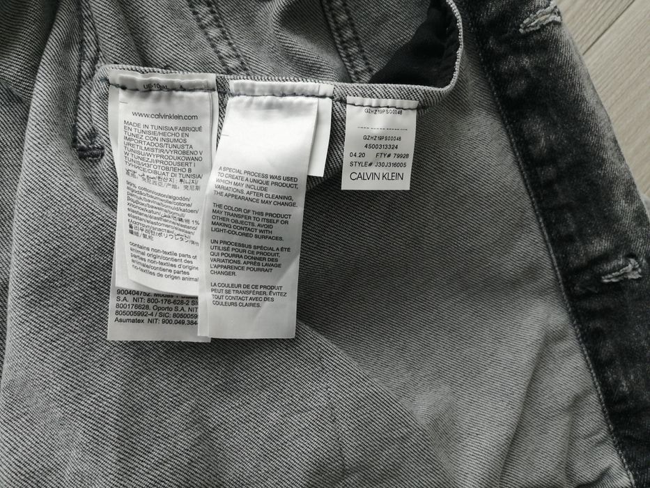 Kurtka jeansowa Calvin Klein