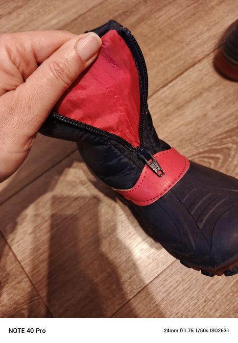 Śniegowce r 27 dla dziewczynki