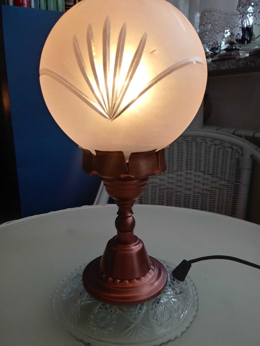 Lampy stołowe, szkło i ceramika + metal (darmowa wysyłka)