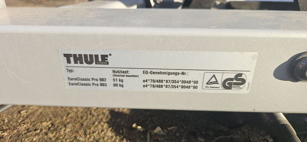 Bagażnik paltforma Thule EC 903  na 4 rowery