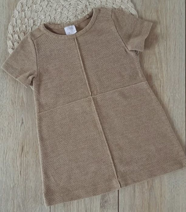 Тепла сукня туніка Zara для дівчинки 6-7 років на зріст 116-122-128 см