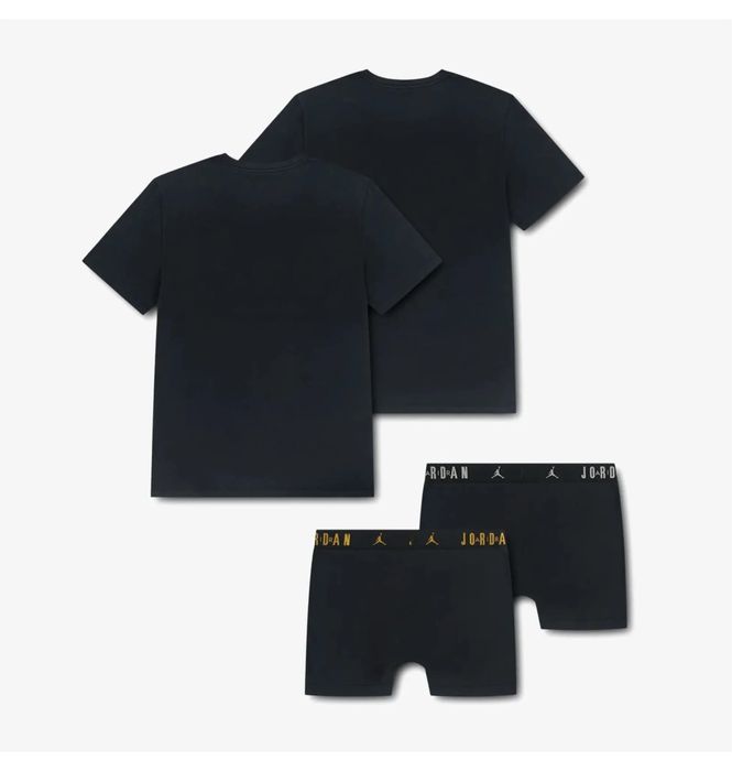 Чоловічий оригінальний комплект, набір Air Jordan Basics Set футболка труси Jordan набір 4в1