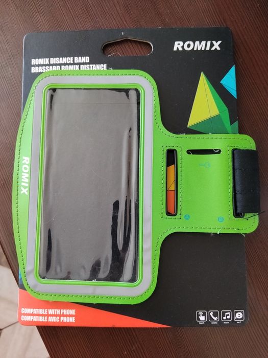 Сумка на руку для телефону romix arm belt 4.7 universal green