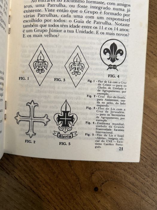 Livro da segunda e terceira classe escutas escuteiros 1978