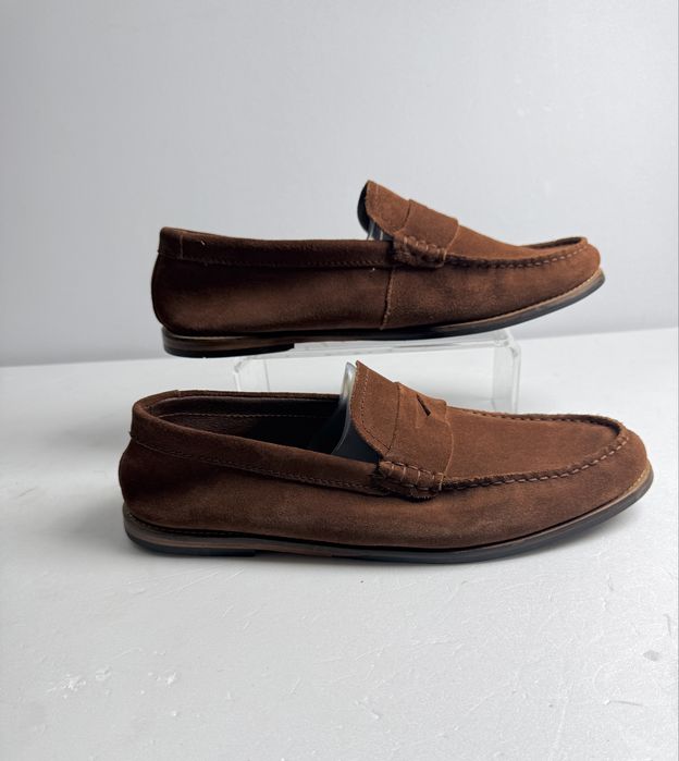 Mokasyny skórzane Clarks r. 42  peny loafers