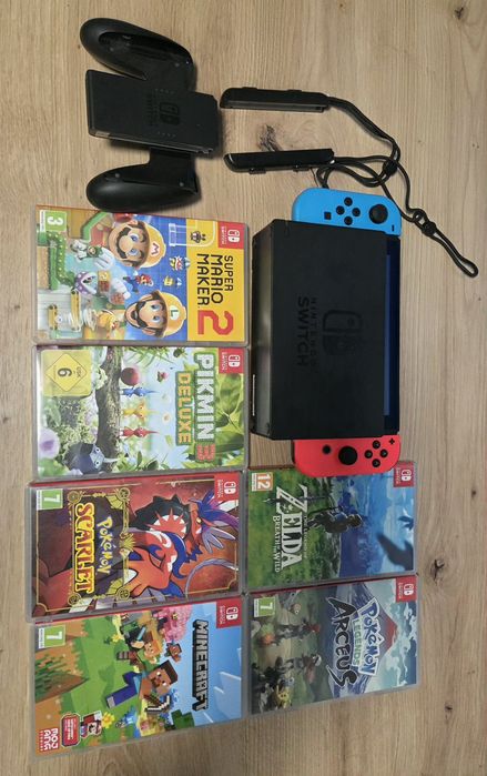 Nintendo Switch  V1 HAC-001 +Gry