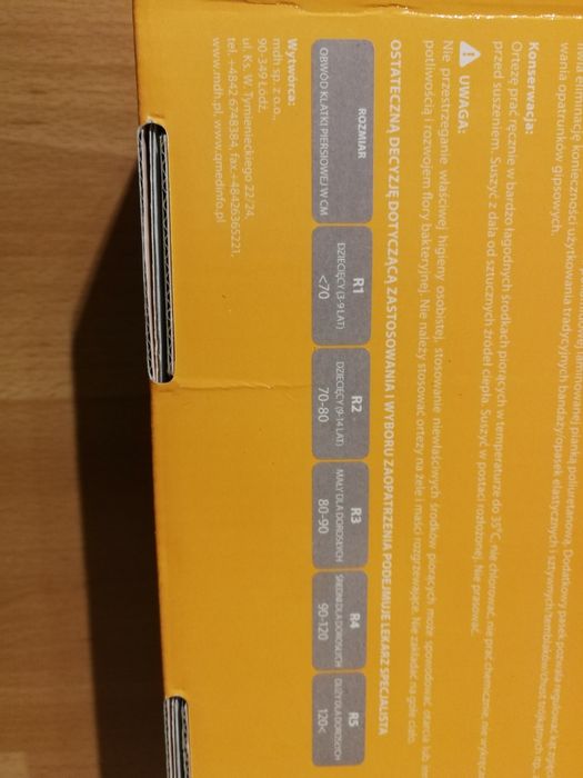 Kamizelka ortopedyczna Qmed R4