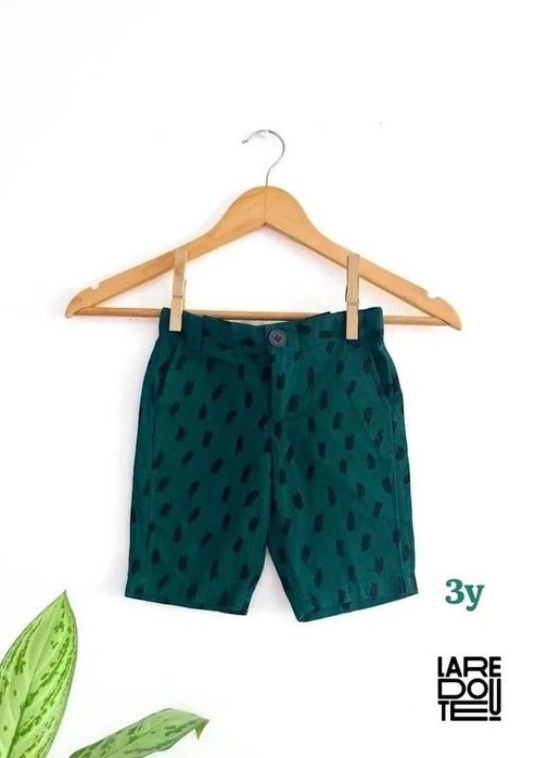Calções verdes menino La Redoute 3 anos