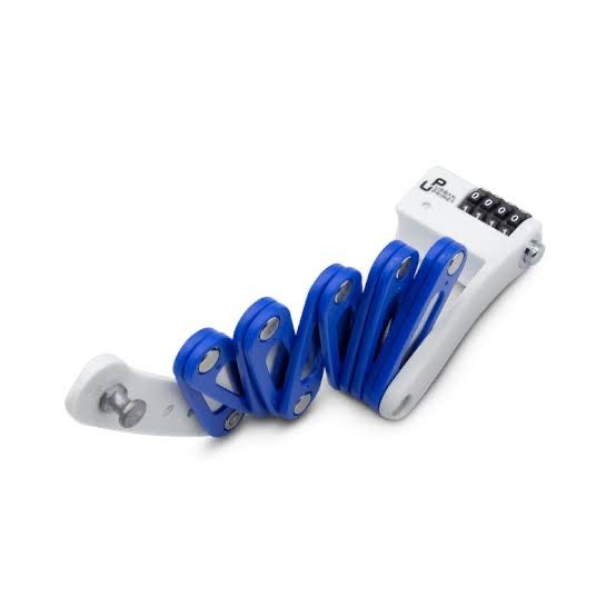 Cadeado com Código Dobrável Urban Prime - Azul e Branco