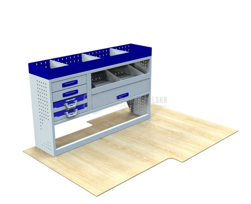 Zabudowa warsztatowa do busa komplet