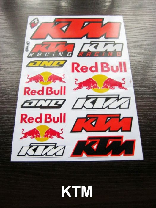 Naklejki KTM Alpinestars Monster Rockstar Red Bull Okazja