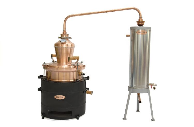 Destylator miedziany pot still Kerstel 35L