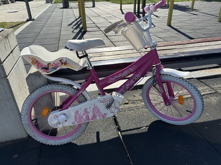 Rower dziecięcy HUFFY Disney Princess 14 cali dla dziewczynki Różowy
