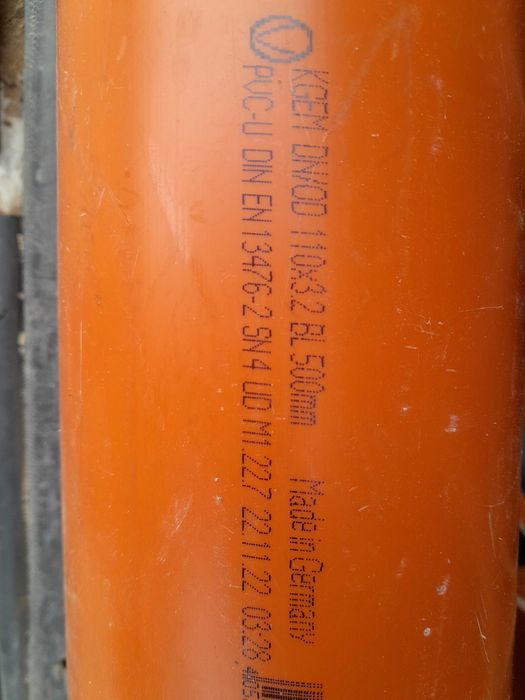Rura PCV zewnętrzna 110x3,2x500mm