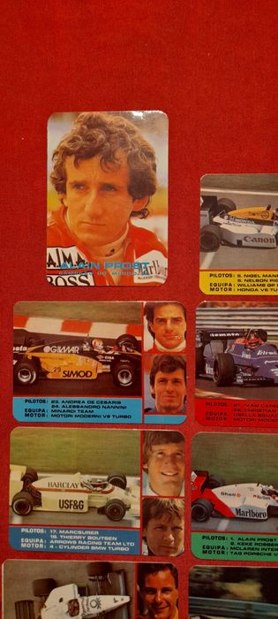 Calendários campeonato mundial F1 1986