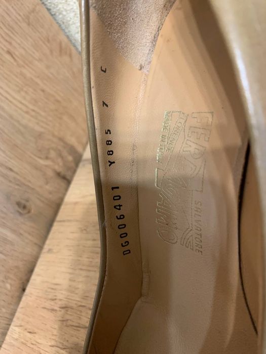 Винтажные туфли salvatore ferragamo