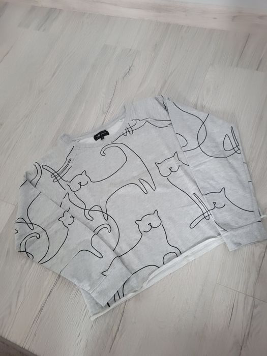 Bluza w koty aestethic cat Reserved