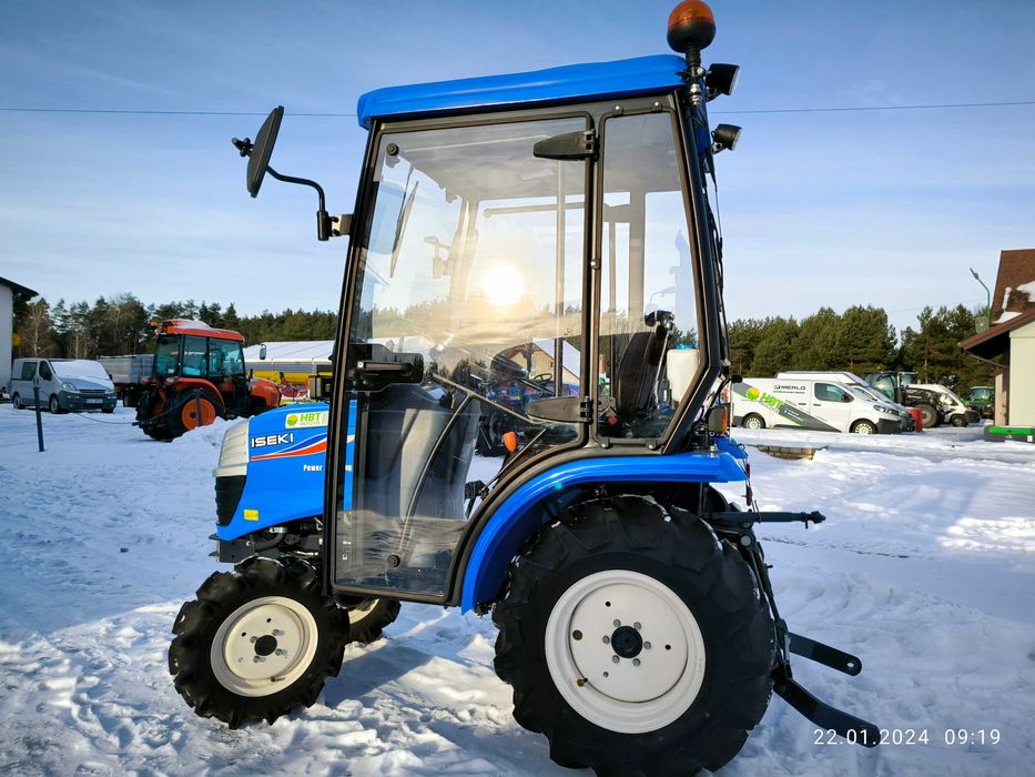 Traktorek Iseki 3187AL z ogrzewaną kabiną Bartesko DEMO