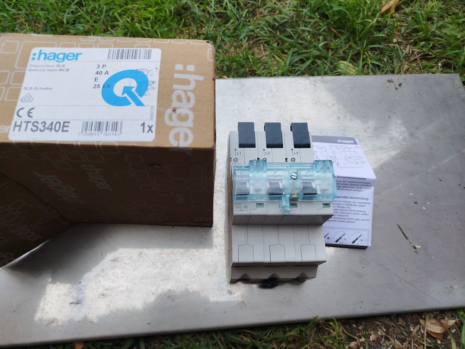 Hager HTS340E WL wylacznik nadpradowy selektywny