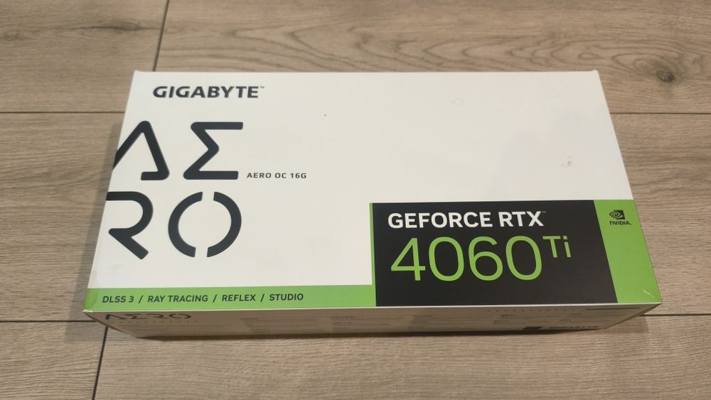 Karta graficzna RTX 4060ti OC 16gb w białej wersji AERO