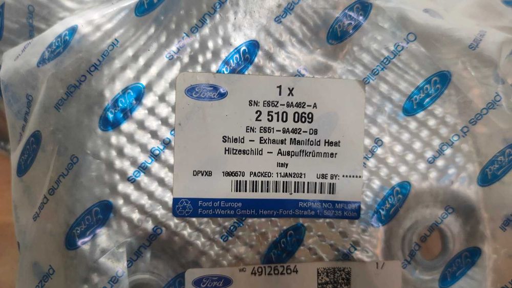Osłona cieplna katalizatora Ford KA 08-16