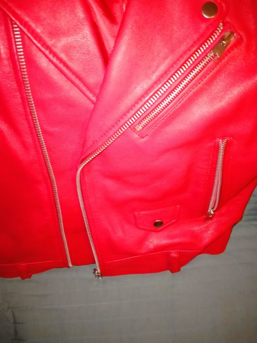 Kurtka skóra naturalna Mango r.S