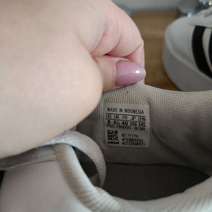 Buty adidas court bold 40 białe