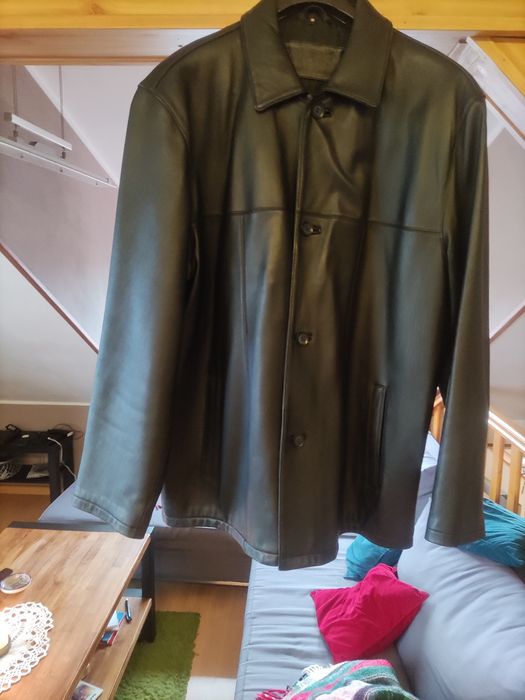 Kurtka skórzana męska