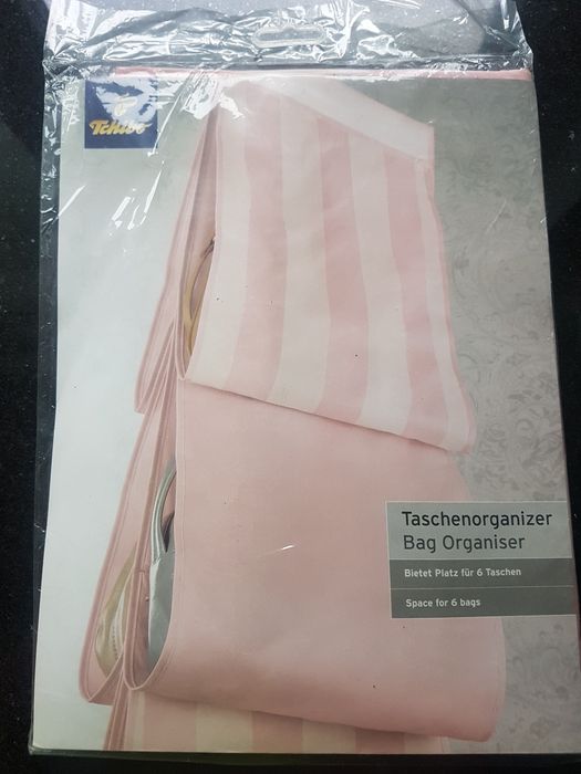 Wiszący organizer na torebki tchibo