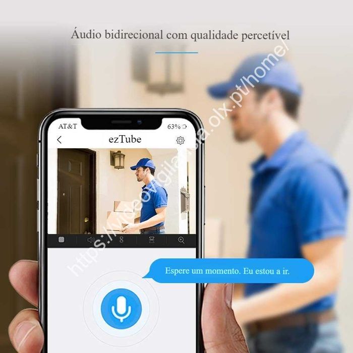 Câmara Vigilância Ezviz Hikvision ‼️ FullHD WiFi ‼️ Som Bidirecional