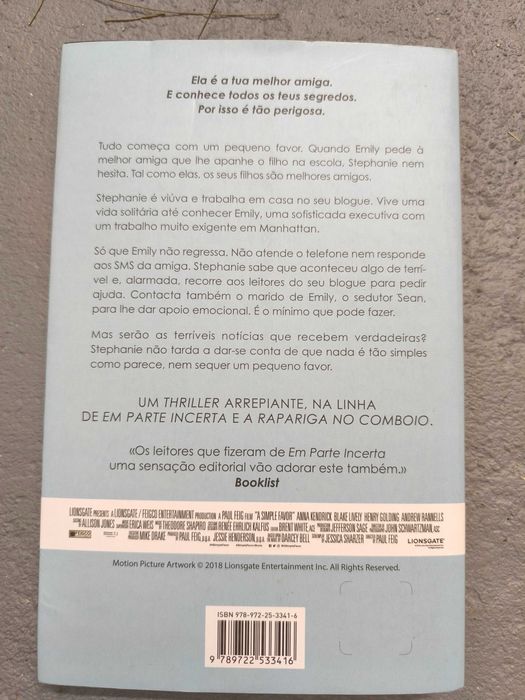 Um Pequeno Favor — Darcey Bell (Bertrand Editora)