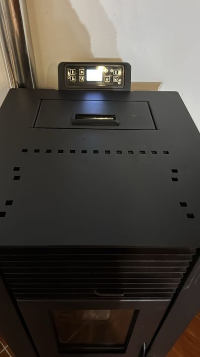 Salamandra Mekka e aspirador de cinzas Haeger