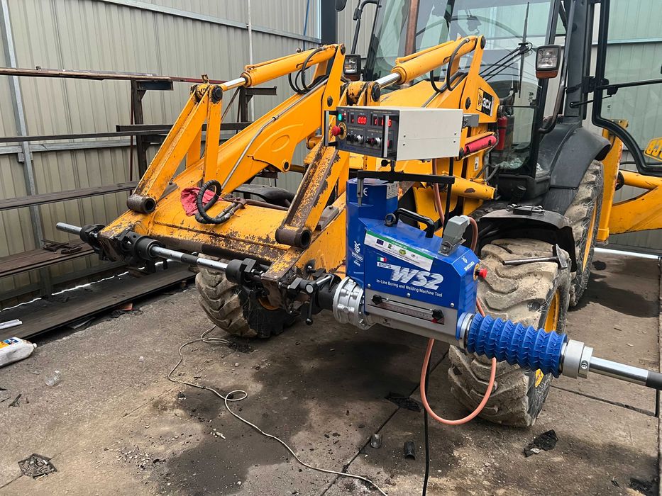 Mobilne wytaczanie, napawanie, tulejowanie koparek maszyn HDS