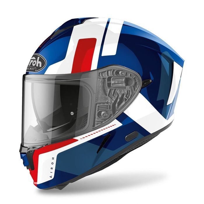 capacete spark shogun azul/vermelho airoh