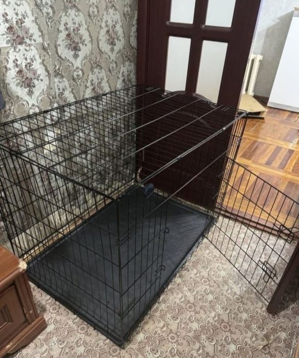 Клітка для собак котів Дім або для перевезення міцна вольєр бокс