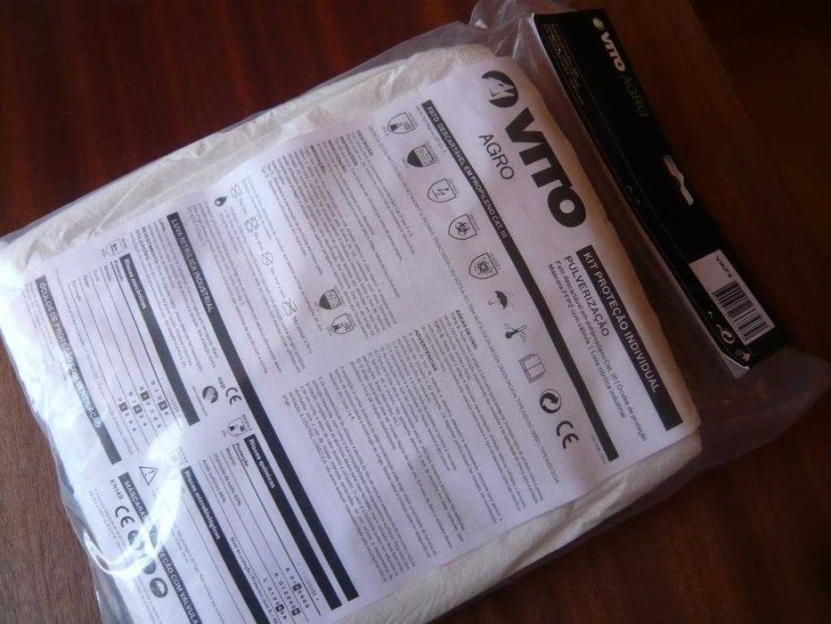 Kit pulverização proteção individual