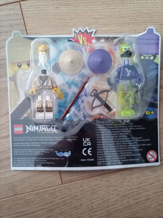 LEGO Ninjago 112323 minifigurki njo0805 Wu Sensei+njo0804 Ghost
