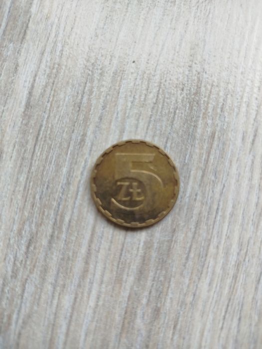Moneta 5 zł z 1986