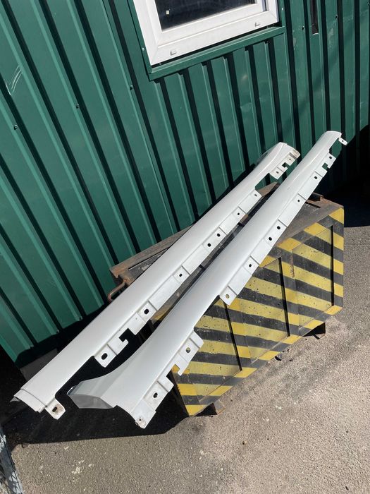 X line Порог накладка x3 x4 f25 f26 BMW 2015 2016 белый цвет БМВ