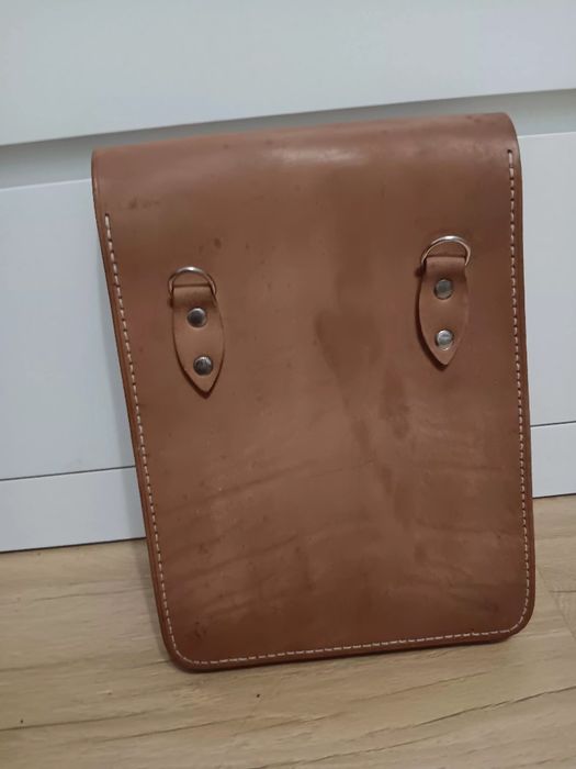 Torba raportówka PRL Skóra naturalna