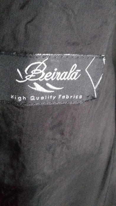 Чорний класичний чоловічий в смужку костюм, Sil Vius, 48/5