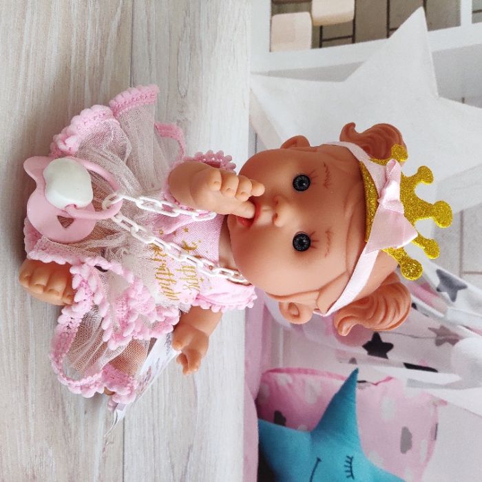 Ванильные пупсы Marina&Pau/Nines d'Onil нарядные, 26 см